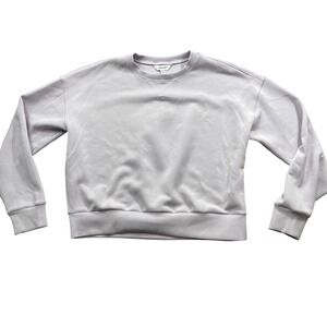 Spanx Medium Light Purple Sweatshirt Long Sleeve Model Blend Super Soft